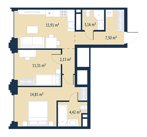 ЖК «1-й Нагатинский», Москва | Жилой комплекс «Первый Нагатинский» | Квартиры бизнес-класса на Нагатинской набережной